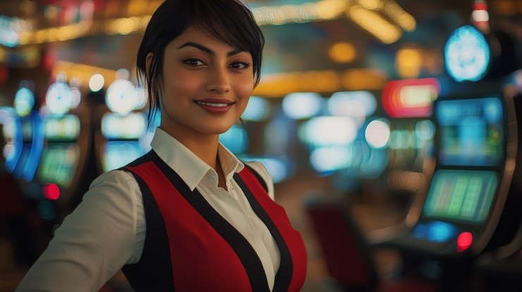 Antarmuka taruhan Sic Bo Playtech dengan visualisasi dadu dan tabel hasil